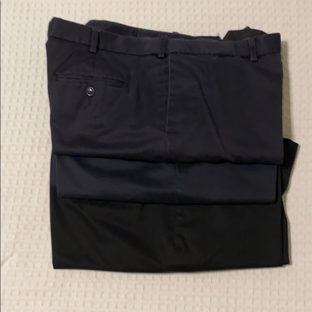 3 pairs Perry Ellis Portfolio dress pants 40x29